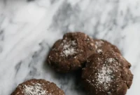 Paleo AIP Faux Chocolate Snowflake Christmas Cookies
