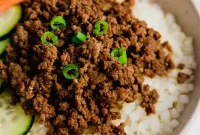 Easy Korean Beef Bowls