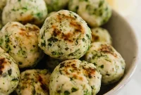 Mediterranean Harvest Chicken and Veggie Meatballs