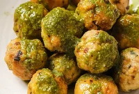 Garden Fresh Turkey Pesto Meatballs