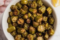 Crispy Oven Roasted Okra