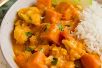 Vibrant Sweet Potato Cauliflower Curry Clean and Wholesome