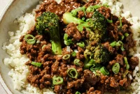 Hearty Ground Beef and Broccoli Skillet