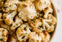 Tangy Ranch Roasted Cauliflower