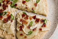 Flavorful AIP Paleo Chicken Bacon Ranch Pizza