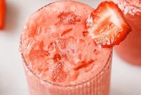 Vibrant Strawberry Mockarita (Paleo AIP Friendly)