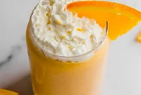 Healthy Banana-Free Orange Creamsicle Smoothie