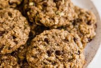 Moist Gluten-Free Vegan Chocolate Chip Zucchini Oatmeal Cookies