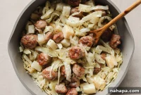 Hearty Cabbage and Sausage Breakfast Skillet