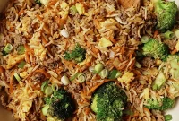 Quick Delicious Ground Beef Fried Rice