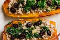 Savory Delicata Squash Boats
