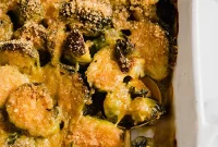 Comforting Paleo Dairy-Free Brussels Sprouts Gratin