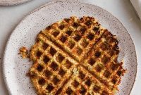 Crispy Sweet Potato Hash Waffles