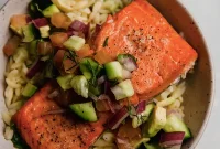 Zesty Mediterranean Salmon Bowls