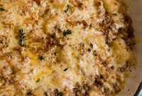 Hearty Gluten Free French Onion Gnocchi Skillet