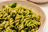 Simple Vegan Gluten-Free Avocado Pesto Pasta