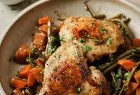 Hearty Slow Cooker Balsamic Chicken and Mixed Vegetables