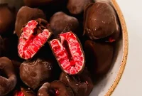 Decadent Double-Coated Frozen Raspberry Bites