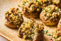 Delicious Gluten Free Dairy Free Stuffed Mushrooms