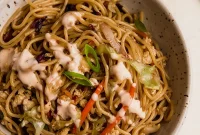 Gluten Free Egg Roll Ramen Fusion Stir Fry
