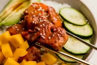 Zesty Garlic Ginger Salmon Power Bowls