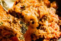 Comforting Dairy-Free Cheesy Beef and Sweet Potato Skillet