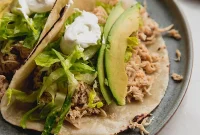 Shredded Ranch Chicken Tacos