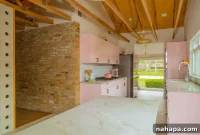My Pink Paradise: A Mid-Century Modern Kitchen Tour