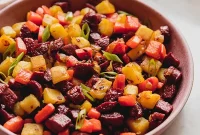Wholesome Hot Dog and Vegetable Hash