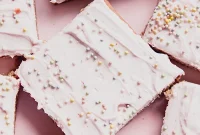 Cheery Gluten and Dairy Free Pink Funfetti Sugar Cookie Bars