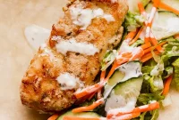 Homemade Crispy Chicken Snack Wrap Gluten Free