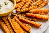 Air Fryer Crispy Zig Zag Butternut Squash Fries