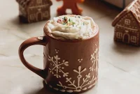 Plant-Based Gingerbread Hot Chocolate