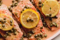 Flavorful Salmon Piccata Without Gluten or Dairy
