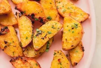 Zesty Greek Lemon Sweet Potatoes