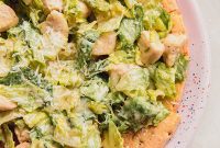 Savory Gluten Free Chicken Caesar Pizza