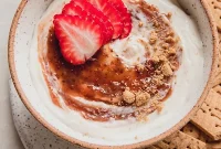Plant-Based Strawberry Cheesecake Dip