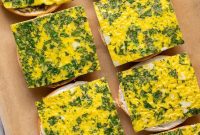 Sheet Pan Eggs for Breakfast Sandwiches