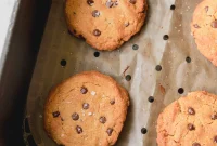 Golden Air Fryer Chocolate Chip Cookies