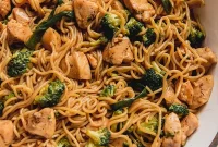 Gluten-Free Chicken and Broccoli Ramen Stir Fry