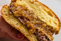 Caramelized French Onion Burger Gluten Free