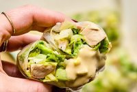 Chicken Caesar Summer Rolls