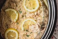 Greek Lemon Herb Slow Cooker Chicken