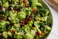 Delicious Paleo AIP Whole30 Avocado Bacon Broccoli Salad