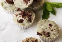 Healthy Mint Chip Banana Nice Cream Cups (Paleo AIP Vegan)