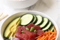 Effortless Whole30 Paleo AIP Poke Bowl