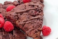 AIP Paleo Valentines Chocolate Raspberry Scones