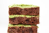 AIP Paleo Brownies with Vibrant Matcha Frosting