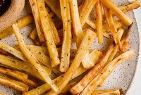 Crispy Golden Parsnip Fries Wholesome Paleo AIP Vegan Nightshade Delight