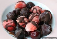 Indulgent AIP Paleo Frozen Chocolate Fruit Delight